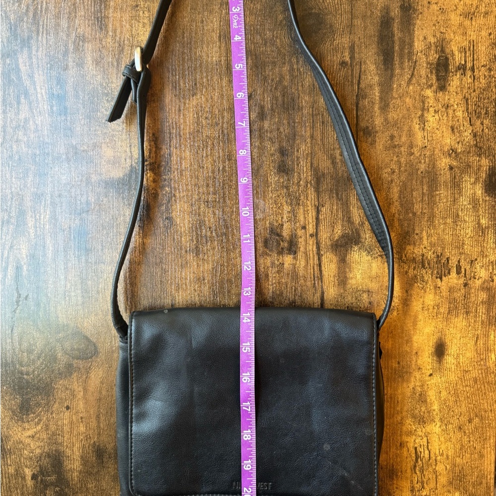 Nine West Black Shoulder Bag Purse Small - Picture 7 of 12